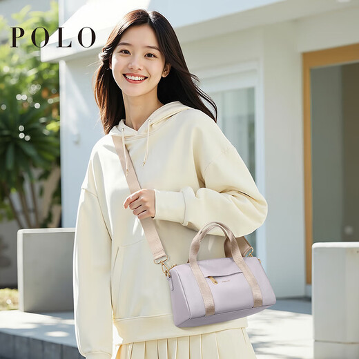 POLO单肩斜挎包女时尚包包女包送女朋友休闲手提包女手机包生日礼物