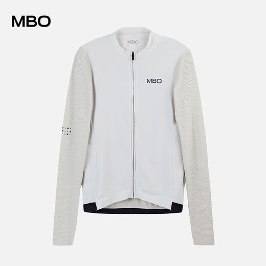 Meissenlan (MBO) MBO Meissenlan spring and autumn thin breathable sweat-absorbent cycling jersey for men and women, long-sleeved road cycling suit, aqua long-sleeved top (same style for men and women) 4XL
