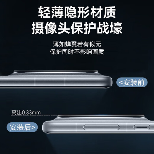 ESCASE is suitable for Honor magic7 lens film tempered film that fully covers the rear camera protective film of the mobile phone, anti-fall, anti-fingerprint glass protective film