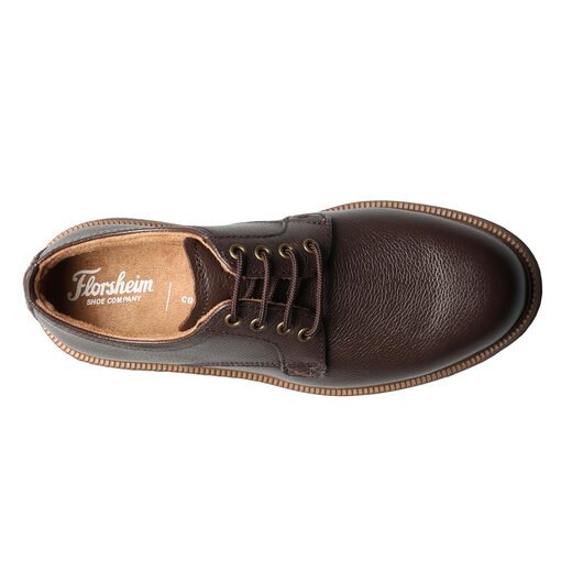 Florsheim Boys, Supacush Flat Toe Oxford Shoes - Little Kids and Big Kids, Brown Nubuck/Brown Sole Brown Nubuck/Brown Sole 7 Big Kid