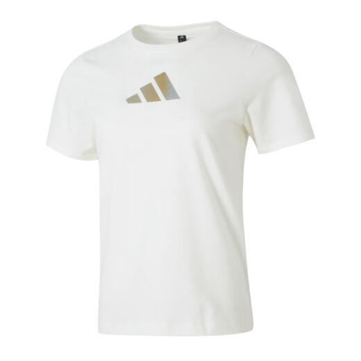 阿迪达斯 （adidas）女装运动套装25夏新款舒适透气简约短袖T恤宽松运动长裤 两件套 JM8803+JD6522 L