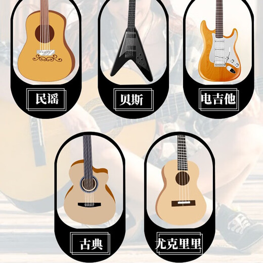 Yuan nationality guitar knobs, fully enclosed metal tuning knobs, a complete set of folk guitar knobs, tuning knobs, acoustic guitar accessories, silver knobs set, 6 pieces, stable and non-stringing/available for many types of guitars