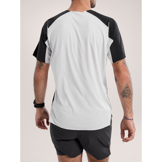 始祖鸟（ARC'TERYX）七夕礼物男士Norvan Downword Logo吸湿短袖T恤X9720/7735 黑色Black X9720 S