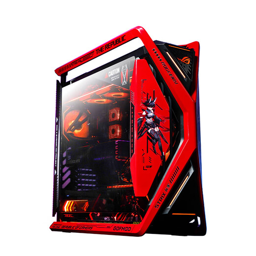 ASUS Ryzen R9 9950X3D/RTX5090D/RTX5080 Night God ROG Family Bucket RO Ji Chuangshishen Desktop Game Desktop E-Sports AI Computer Host R9 9950X3D+ASUS RTX5090丨Three Single Hosts