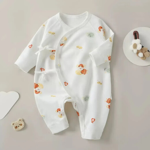 【四季婴儿爬服】春秋婴儿衣服a类纯棉新生儿连体衣长袖无骨 M12014魔法师 52cm