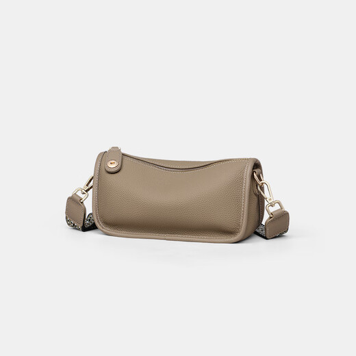 viney cowhide bag women's bag casual pillow bag brand crossbody shoulder bag birthday gift high-end feeling for girlfriend wife [elephant gray] girl practical and heart-wrenching fashion niche versatile light luxury temperament commuting
