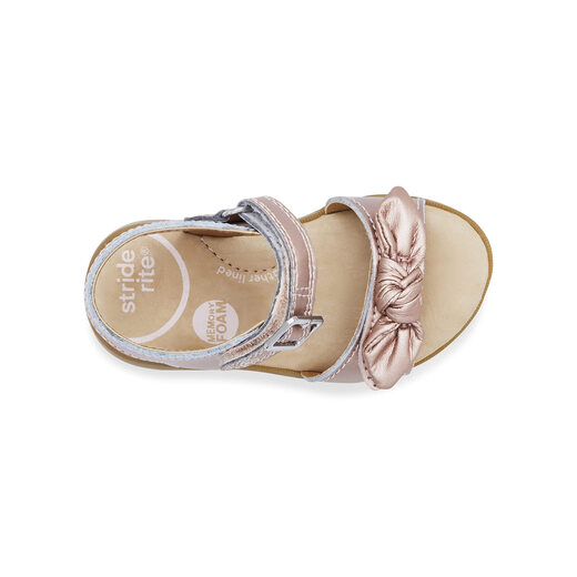 Stride riteStride Rite Girls Sr Whitney Sandals Rose Gold 3 Little Kid