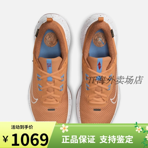 NIKE官方JUNIPER TRAIL 2 GORE-TEX防水男子专业跑步鞋HM9734 800月亮铜/浅黄褐/张扬蓝/浅深红 41