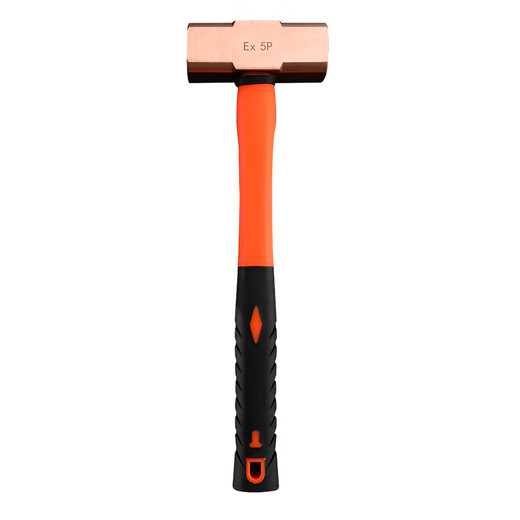 Aigujie explosion-proof copper octagonal hammer, pure copper hammer, red copper hammer, copper hammer, solid hammer, large hammer, small hammer 0.5p-20p 3P (pound) 1.4kg