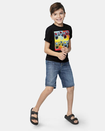 The Children's placeThe Children's Place Boys' Double Buckle Slip-On Sandals, Black Black 1 Big Kid