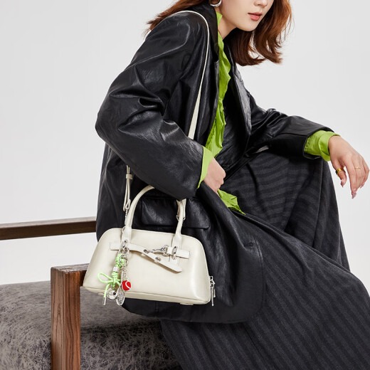 Cnoles crossbody bag women's niche high-end shell handbag commuting versatile shoulder bag birthday gift for girlfriend