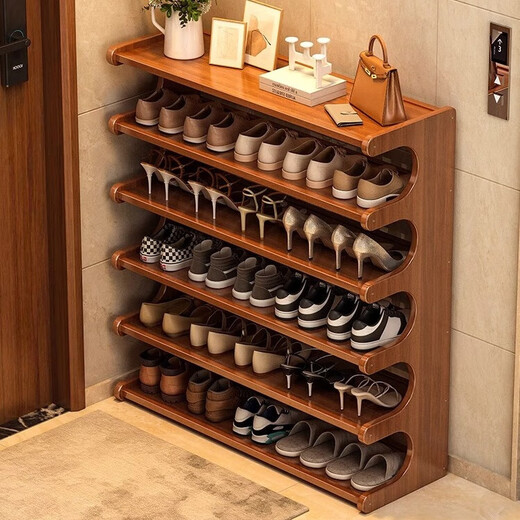 Honger shoe rack at home entrance multi-story rental house entry door simple new 2025 popular storage artifact to save space 6 layers 80cm reinforced and thickened about 24 pairs of shoes