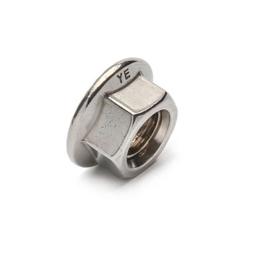 Flange nut 304/201 stainless steel anti-slip pattern flange nut GB6177M4M5M6M8M10M12M14 304 stainless steel flange mother M12200 pieces