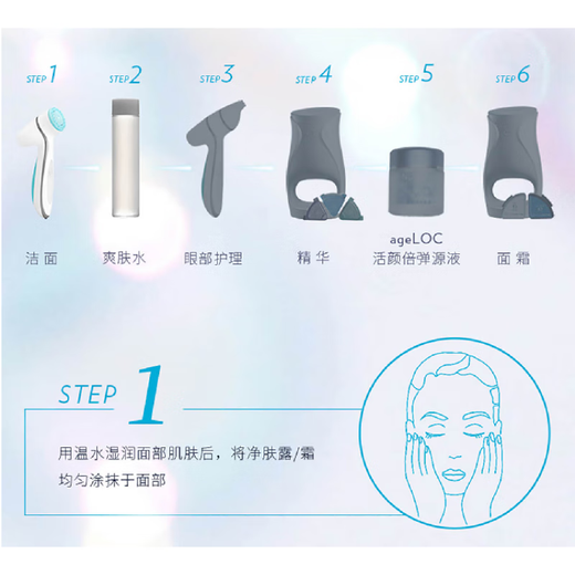 Nuskin American facial cleansing instrument NuskinLumiSpa beauty instrument electric facial cleansing instrument facial washing machine original second generation stand-alone (two-year warranty)