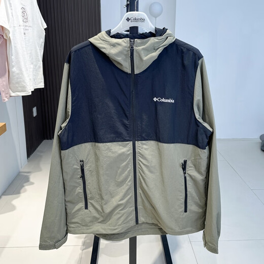 Columbia Sun Protection Clothes Herren 25 Frühlings- und Sommer Neue Außenwasser-Repellent Jacke XE9226 010 Black S 170/92a