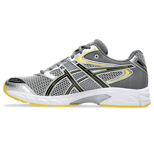 ASICS (ASICS) Rétro Chaussures de course absorbant les chocs pour hommes et femmes 25 Nouvel Gel-DS Trainer 14 Mesh Chaussures de sport ultra-légères respirantes Grey Yellow / 1203A607-101 36