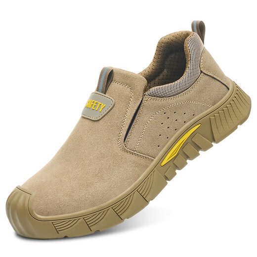 Douze chaussures de protection de la main-d'œuvre Lingzhi Chaussures de travail pour hommes, anti-schash résistant aux usurs et anti-schash et anti-puncture et soudage antidérapant tête en acier à haute température 535 42