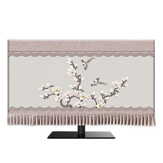 Yonghuan TV-Cover Inch LCD TV Hanging 55 60 70 75 80-Zoll-staubdichtes Abdeckungsmagnolien 60 Zoll 13780 cm