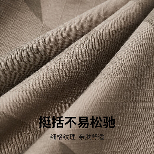 马克华菲【迷彩工装】休闲短裤男25夏季大口袋字母刺绣时尚潮酷百搭五分裤 701卡其 M