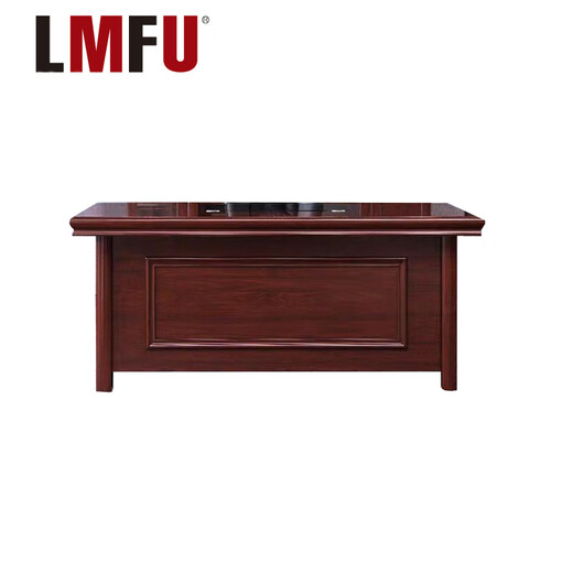 LMFU Liming Furniture Boss Desk Simple Chinese Style President Manager Supervisor Desk and Chair 1.6 Meter Executive Desk with Side Cabinet 1600*900*760