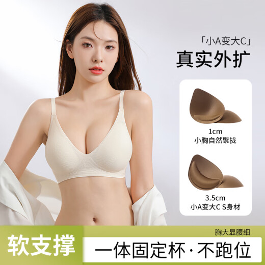 欧迪芬内衣女外扩小胸聚拢显大文胸性感漫画胸无痕软支撑防下垂侧收胸罩