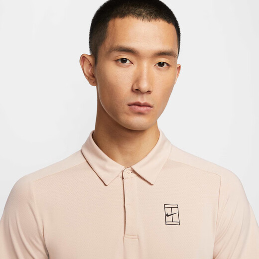 耐克（NIKE）网球服上衣POLO衫男夏季新款运动短袖翻领T恤 沙堆白 FZ6908-126 L