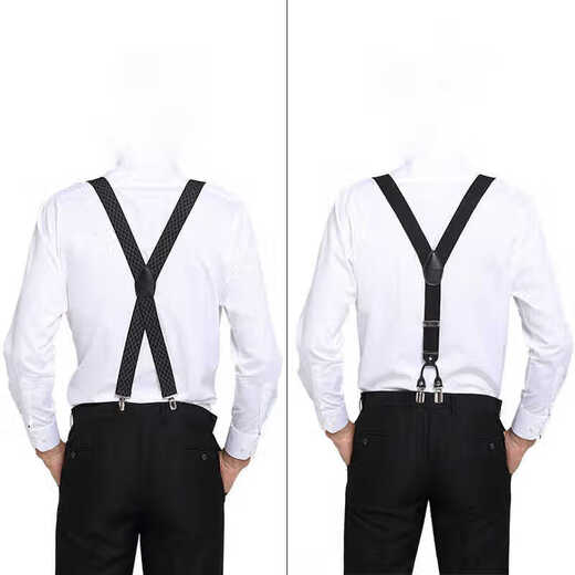 Bouettes de pantalons de chemise pour hommes pour pantalon âgé Strap élastique Clip de boucle de boucle à suspension Adult Scolate pour adultes