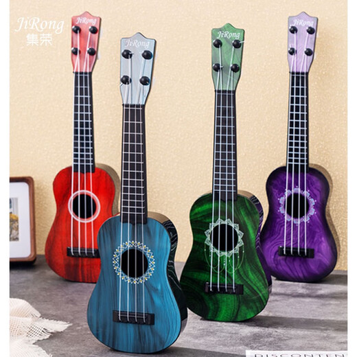 
Rongyu children's toy guitar mini ukulele beginners can play boy simulated musical instrument baby gift 42cm classic color