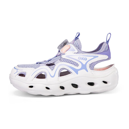 BKG Outdoor Kinder schnelle Trocknen nachdenken Schuhe 2025 Sommer neuer weicher Sohle nicht rutscher Jungen Entwässerungsloch Schuhe Mädchen Sandalen Schwarz und Weiß 28