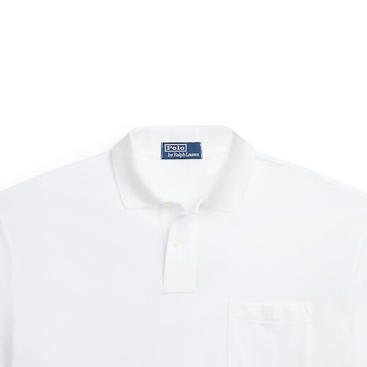 Polo Ralph Lauren Men's Clothing Classic Large Cotton Mesh Polo Shirt RL16859 100-White M