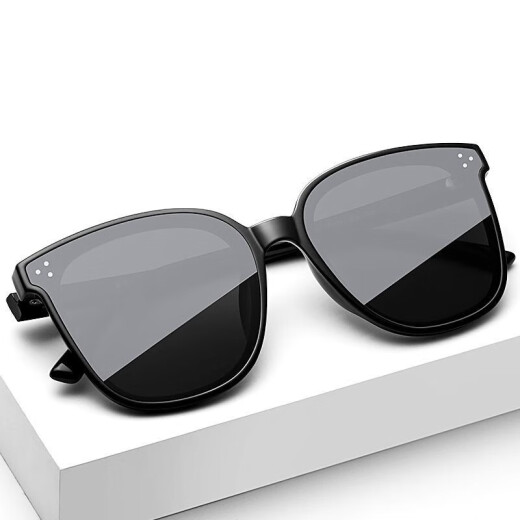 [Hot sunglasses] Large frame sunglasses outdoor men and women sun protection sun protection bike driving trend stars same style sunglasses [a pair of clothes]