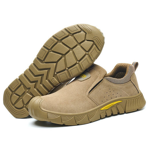Douze chaussures de protection de la main-d'œuvre Lingzhi Chaussures de travail pour hommes, anti-schash résistant aux usurs et anti-schash et anti-puncture et soudage antidérapant tête en acier à haute température 535 42