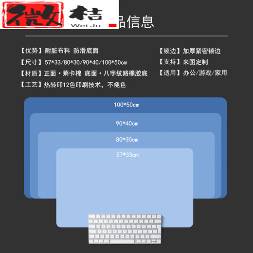 Single Maus-Pad macht Geld kreativer Text MOUSE PAD Gott des Vermögens Schwarz Gold Super großes Büro Computer LD1591 LD-1608 Reiche Frau 100x50cm4mm