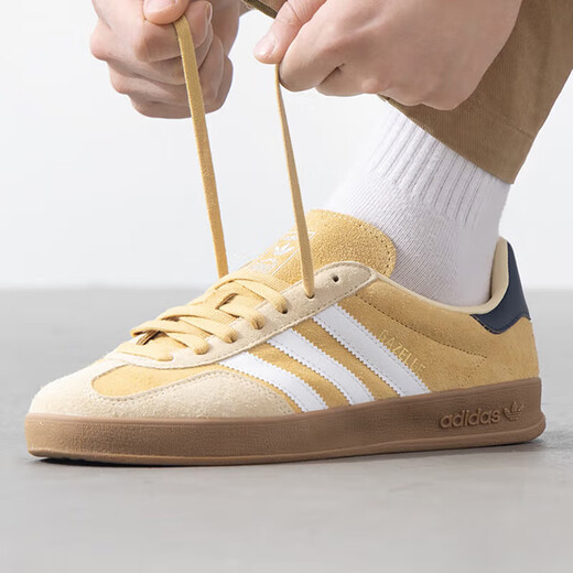 阿迪达斯（adidas）三叶草男女鞋2025春季新款GAZELLE INDOOR运动休闲鞋JH5403 JI3523 39