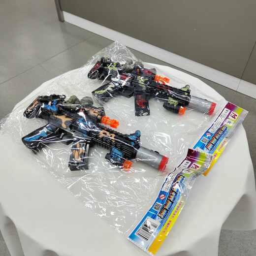 Meizhi Electric Music Gunachine Gun 3886 Shooting Boys Night Market Balle Toys's Toys en gros envoyé au hasard