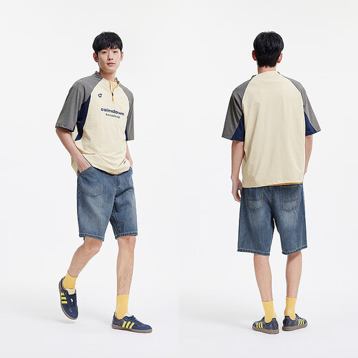 森马(Semir)POLO衫男吸湿速干运动球衣风t恤小立领上衣2025夏季109325115113