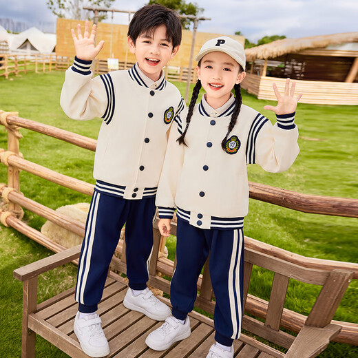 童然小学生校服班服幼儿园园服英伦风棒球服春秋男女童一年级运动套装 9921款外套+长裤 180