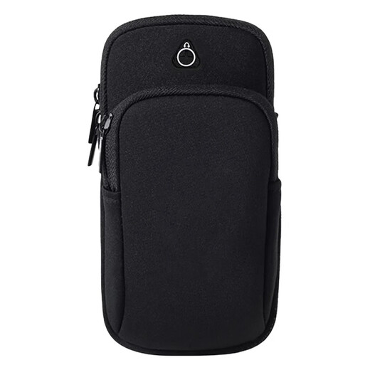 Sports mobile phone arm bag, outdoor running, fitness waist bag, morning running wrist bag, cycling storage bag, unisex arm bag, orange 1 piece