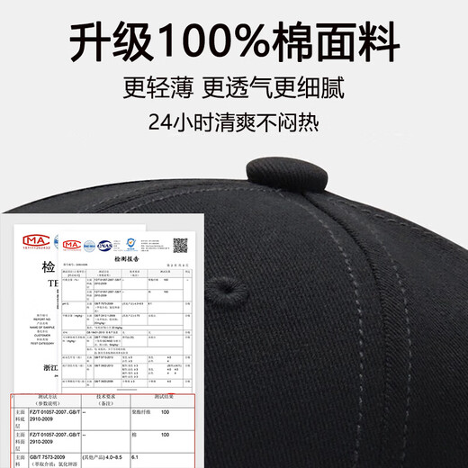 回力大码棒球帽子男四季防晒鸭舌帽女简约大头休闲帽透气大头围太阳帽