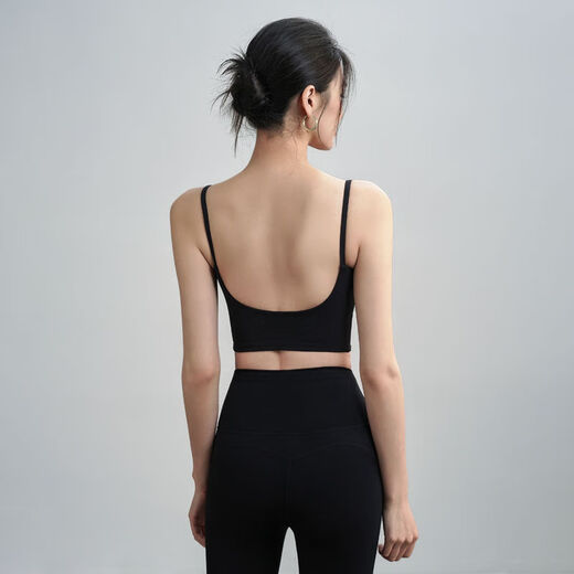 ACKDCSACKDCS Advanced Sense Yoga-Anzug Schöne Weste Frauen Sommer Neue Fitness BH Professionelle Sportunterwäsche Schwarz [Abnehmbares Brustpolster] S [Empfohlen 80-95 Jin [Jin gleich 0,5 kg]]