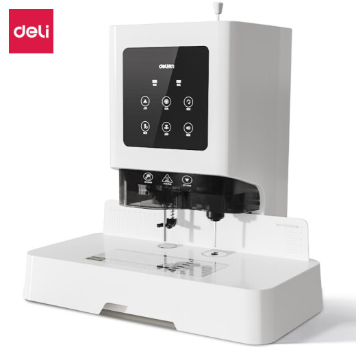Deli GB700 Certificado financiero Máquina de enlace 14602 Tubo de remolino automático Meligón de perforación de orificio eléctrico totalmente automático 14667+105 Tubos fascinantes
