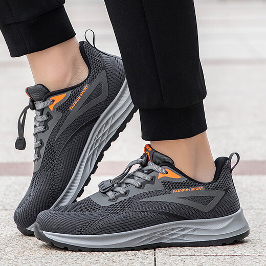 足力健老人鞋女平替春秋季中老年妈妈鞋防滑软底透气布鞋送长辈 8217深灰 【全新升级2025款】 41 【送袜子】