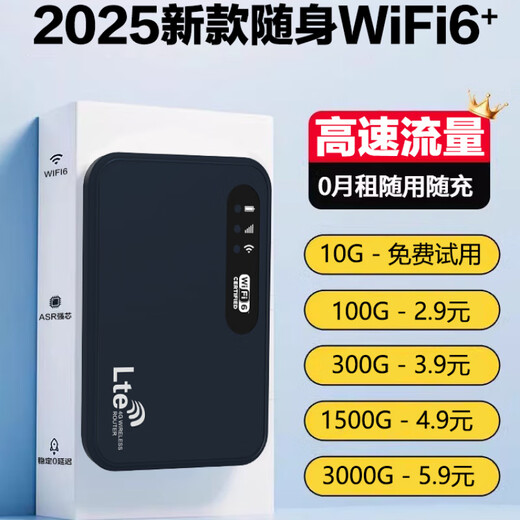 Xiaoyi wifi inalámbrico portátil 2025 nueva red móvil de alta velocidad wifl6 nacional universal tráfico puro 4G Tarjeta de Internet tienda insignia oficial portátil de banda ancha para el hogar red wi-fi para automóvil WiFi portátil de nueva generación6 retraso reembolso garantizado 10G / mes * 1 mes