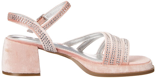 STEVE MADDEN Girls Dreem Sandals Blush 4 Big Kid