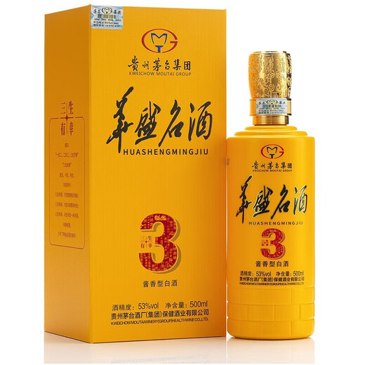 Moutai Kweichow Moutai Group Moutai Alkohol 53 Grad Sauce Flair Alkohol zufällig versandt 53 Grad 500 ml 6 Flaschen Huasheng berühmter Alkohol drei Leben
