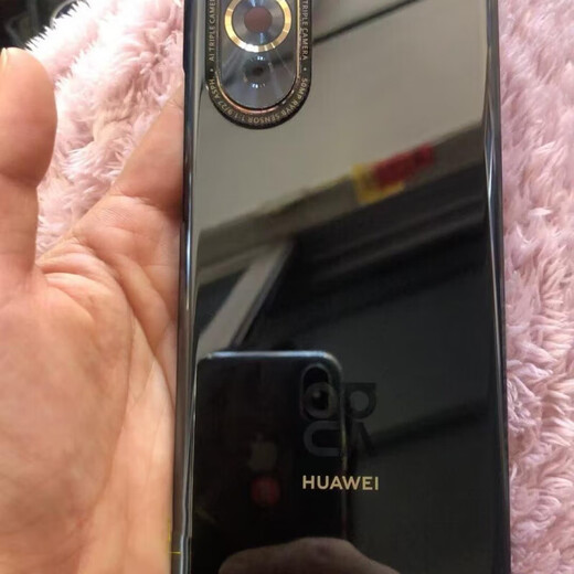 Huawei (HUAWEI) brand original, suitable for nova10 original glass back cover, nova10pro, Huawei nova10 bright black original glass back cover