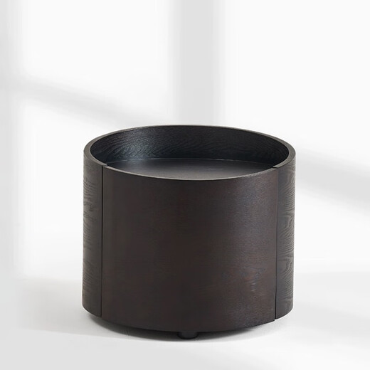 Pupan Mizeo Minimalista Mala de cama de color ahumado Smoky