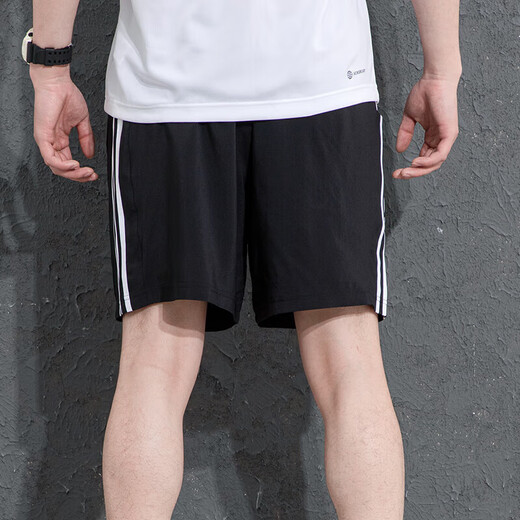 Pantalones de hombres adidas pantalones para hombres nuevos pantalones calientes de tres zorras, pantalones de playa al aire libre, pantalones deportivos de cinco puntos IC1484 xs