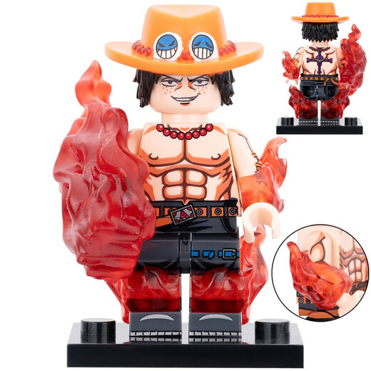 Doméstico One Piece Nika Luffy Ace Yamato tercero Bloques de construcción ensamblados Juguetes WM6189 WM2762 NICAL LUFFY