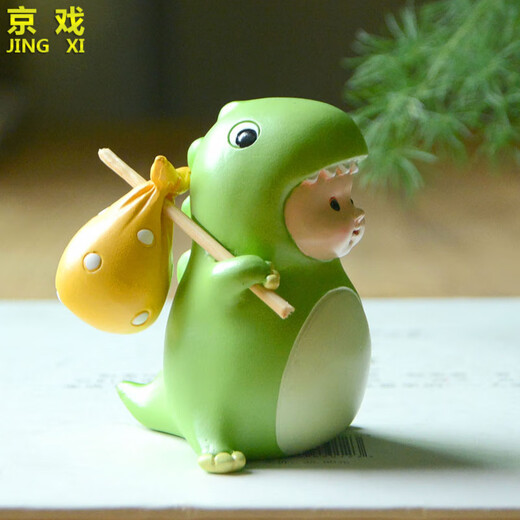 Kreative süße kleine Wind Schlange Baby Ornament Harz Tierdekoration Desktop Freund und Freundin Geburtstagsgeschenk lustige Schlange Baby Gelb